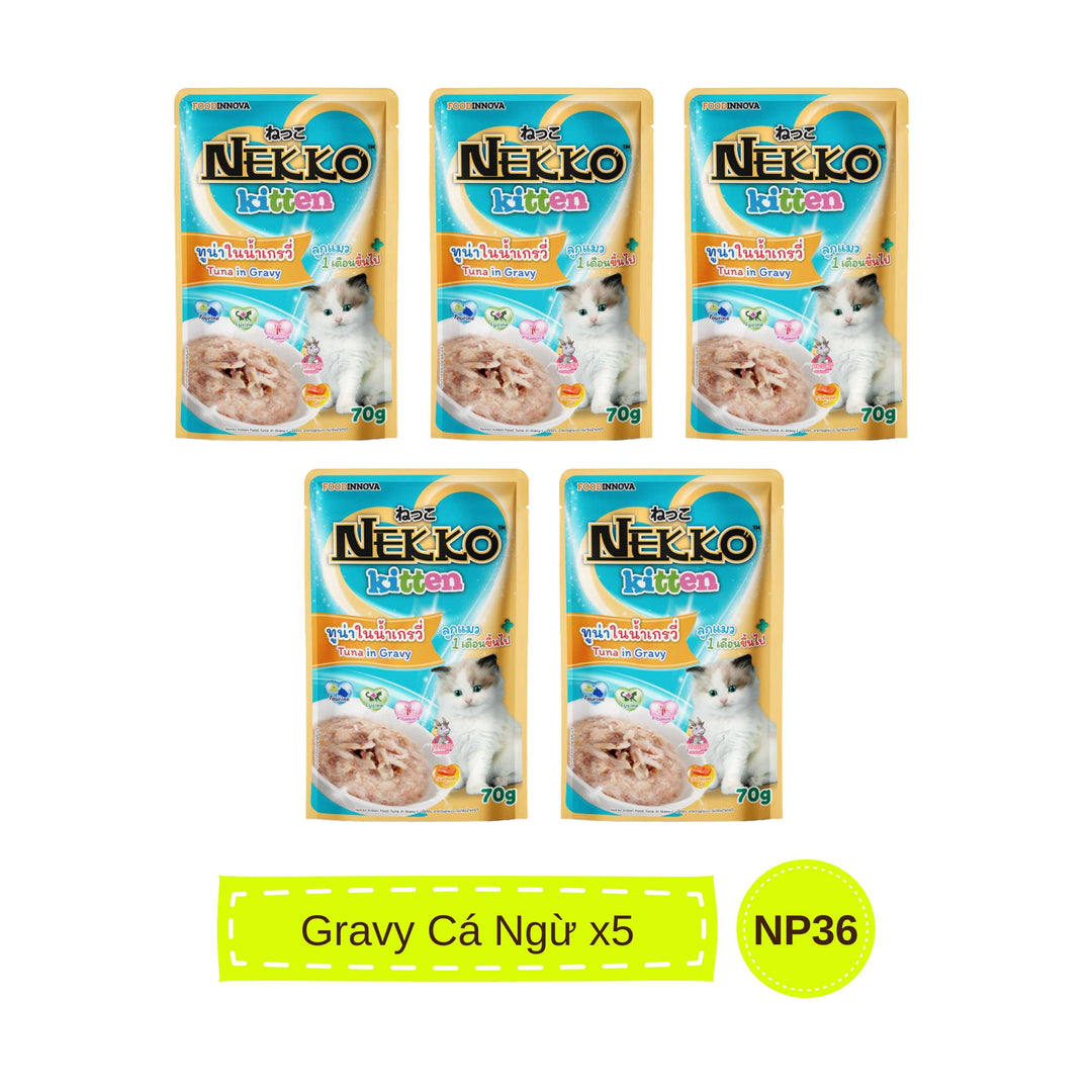 Pate mèo con Nekko, Thái Lan, gói 70g | Pet's Warehouse