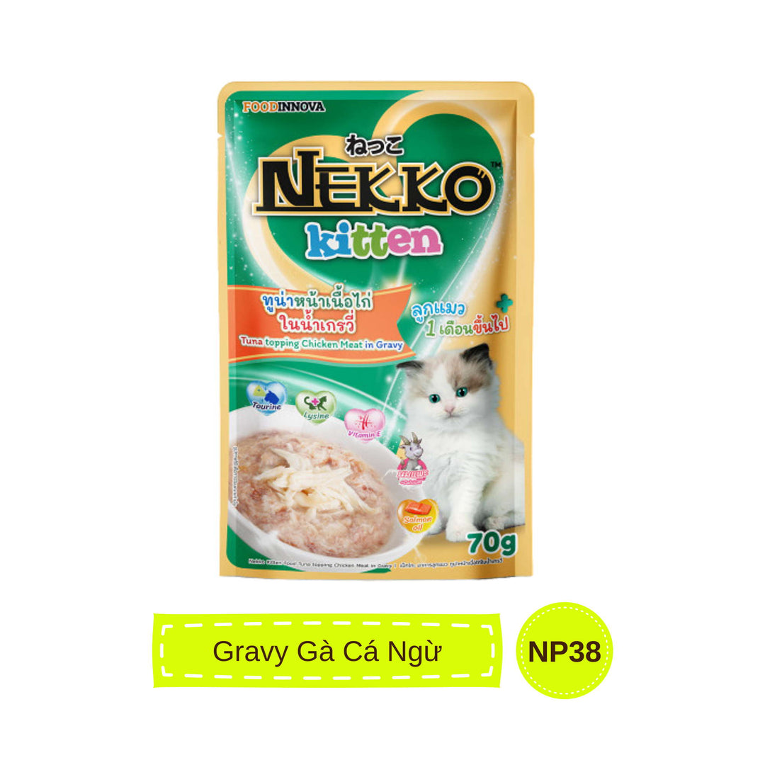 Pate mèo con Nekko, Thái Lan, gói 70g | Pet's Warehouse