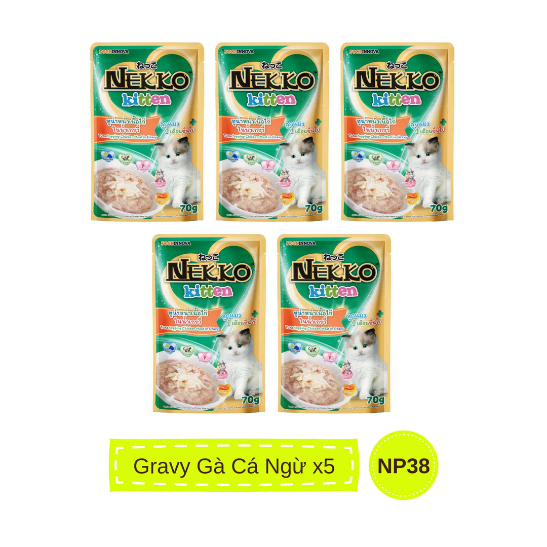 Pate mèo con Nekko, Thái Lan, gói 70g | Pet's Warehouse
