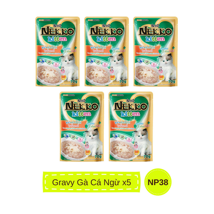 Pate mèo con Nekko, Thái Lan, gói 70g | Pet's Warehouse