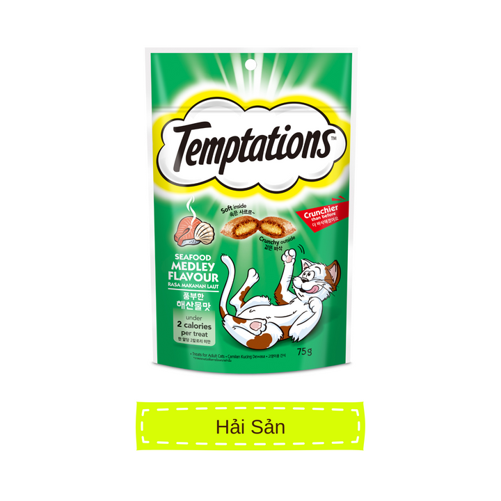 Bánh Thưởng Temptations Mèo 75G