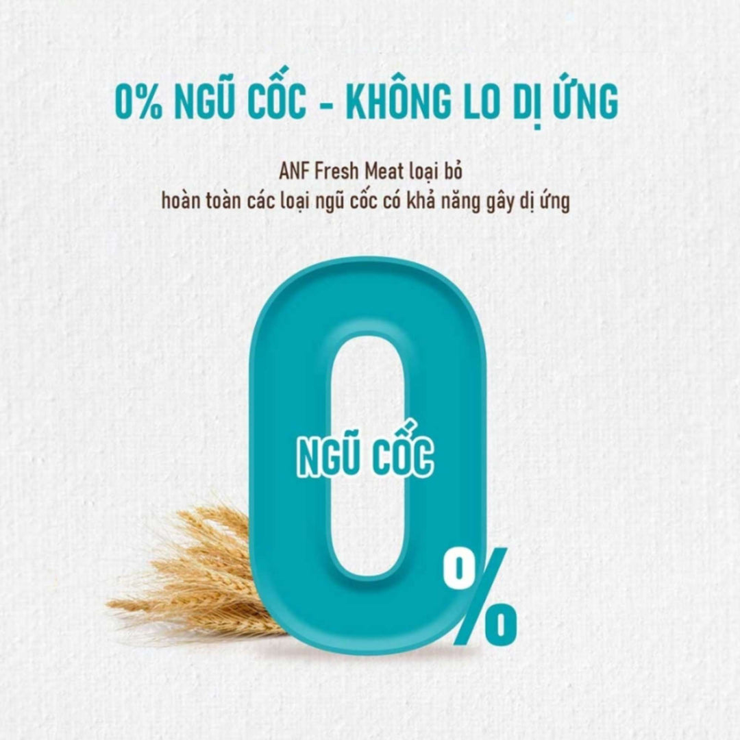 Hạt ANF Fresh Meat Gấp Đôi Thịt Tươi Cho Mèo Mọi Lứa Tuổi, Túi 1.6Kg