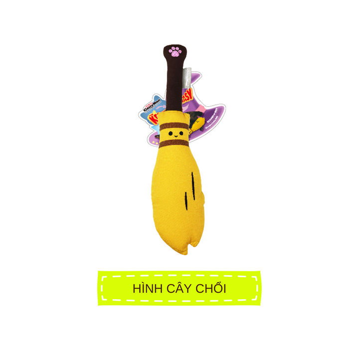 Gối Ôm CattyMan Cho Mèo, Hình Cây Chổi & Cây Kiếm
