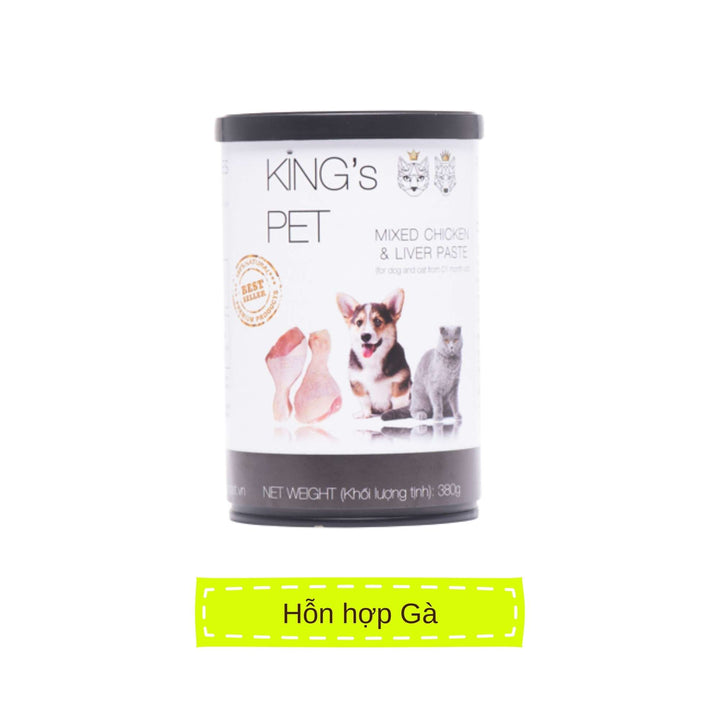 Pate King's Pet Chó Mèo Mọi Lứa Tuổi Lon 380G