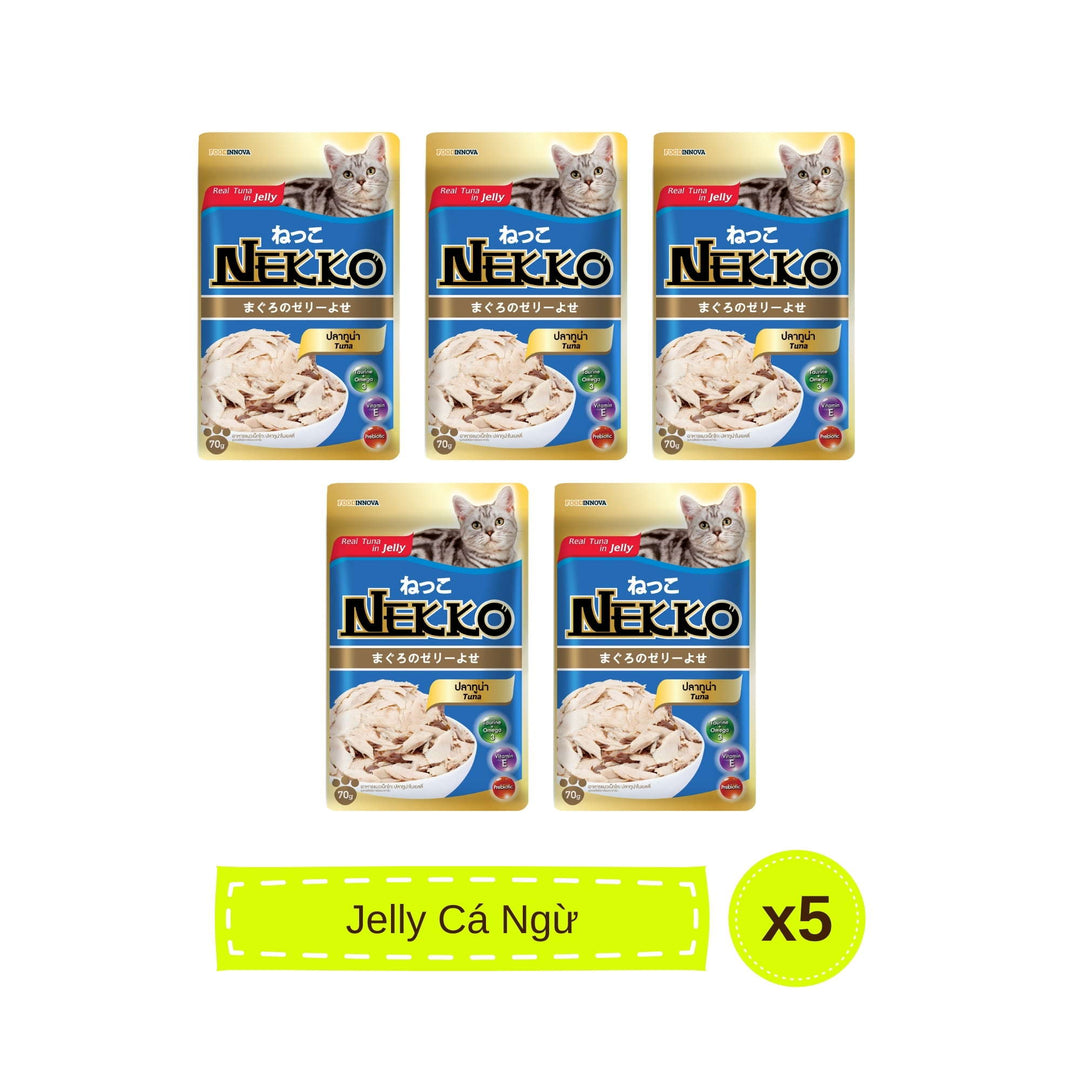 Pate mèo trưởng thành Nekko, Thái Lan, gói 70g | Pet's Warehouse