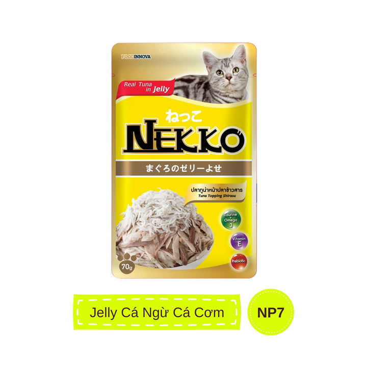 Pate mèo trưởng thành Nekko, Thái Lan, gói 70g | Pet's Warehouse