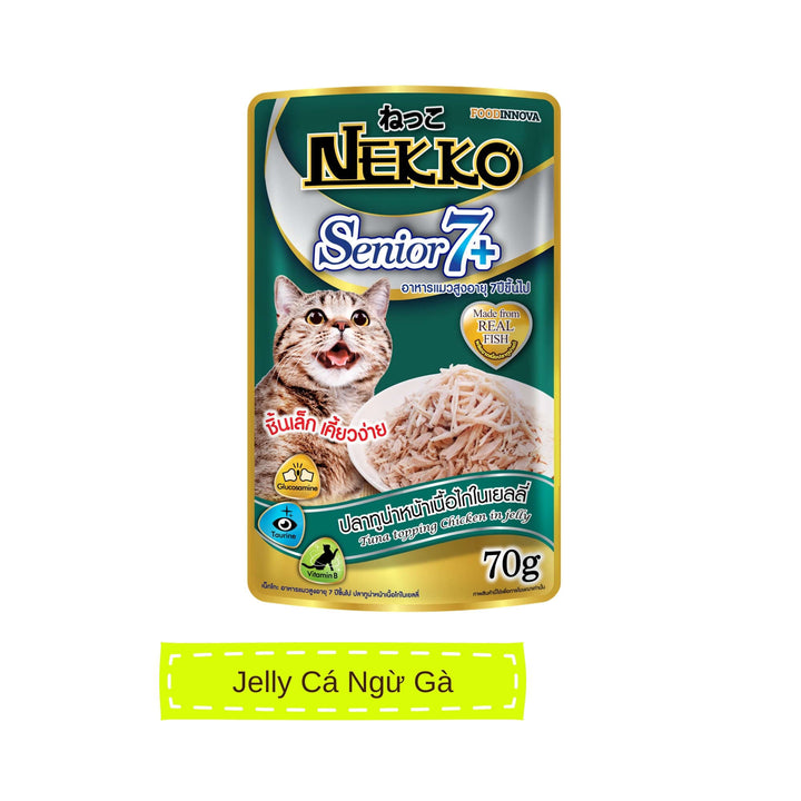 Pate mèo trưởng thành Nekko, Thái Lan, gói 70g | Pet's Warehouse