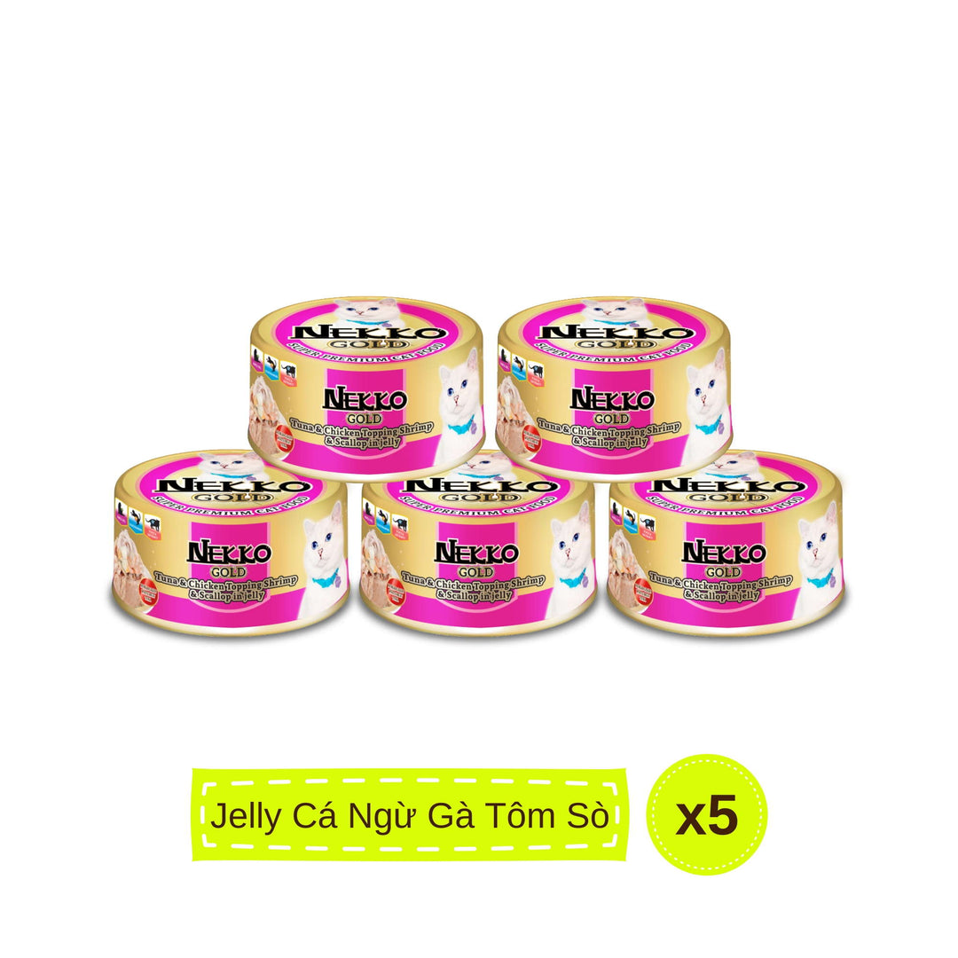 Pate Nekko Gold cho mèo trưởng thành, Thái Lan, lon 85g | Pet's Warehouse