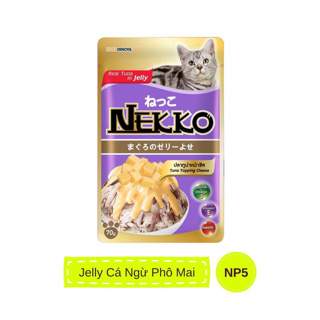 Pate mèo trưởng thành Nekko, Thái Lan, gói 70g | Pet's Warehouse