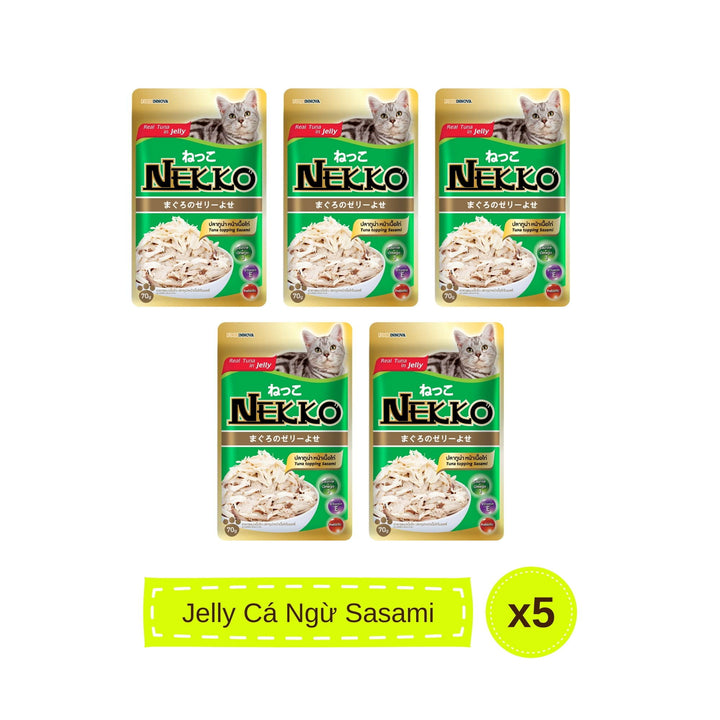 Pate mèo trưởng thành Nekko, Thái Lan, gói 70g | Pet's Warehouse