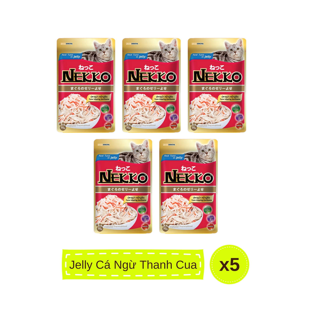 Pate mèo trưởng thành Nekko, Thái Lan, gói 70g | Pet's Warehouse
