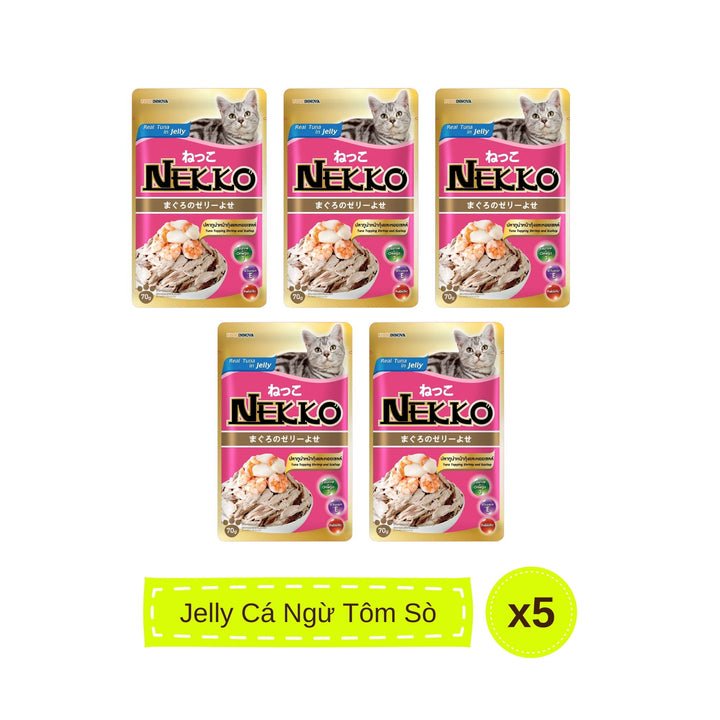 Pate mèo trưởng thành Nekko, Thái Lan, gói 70g | Pet's Warehouse