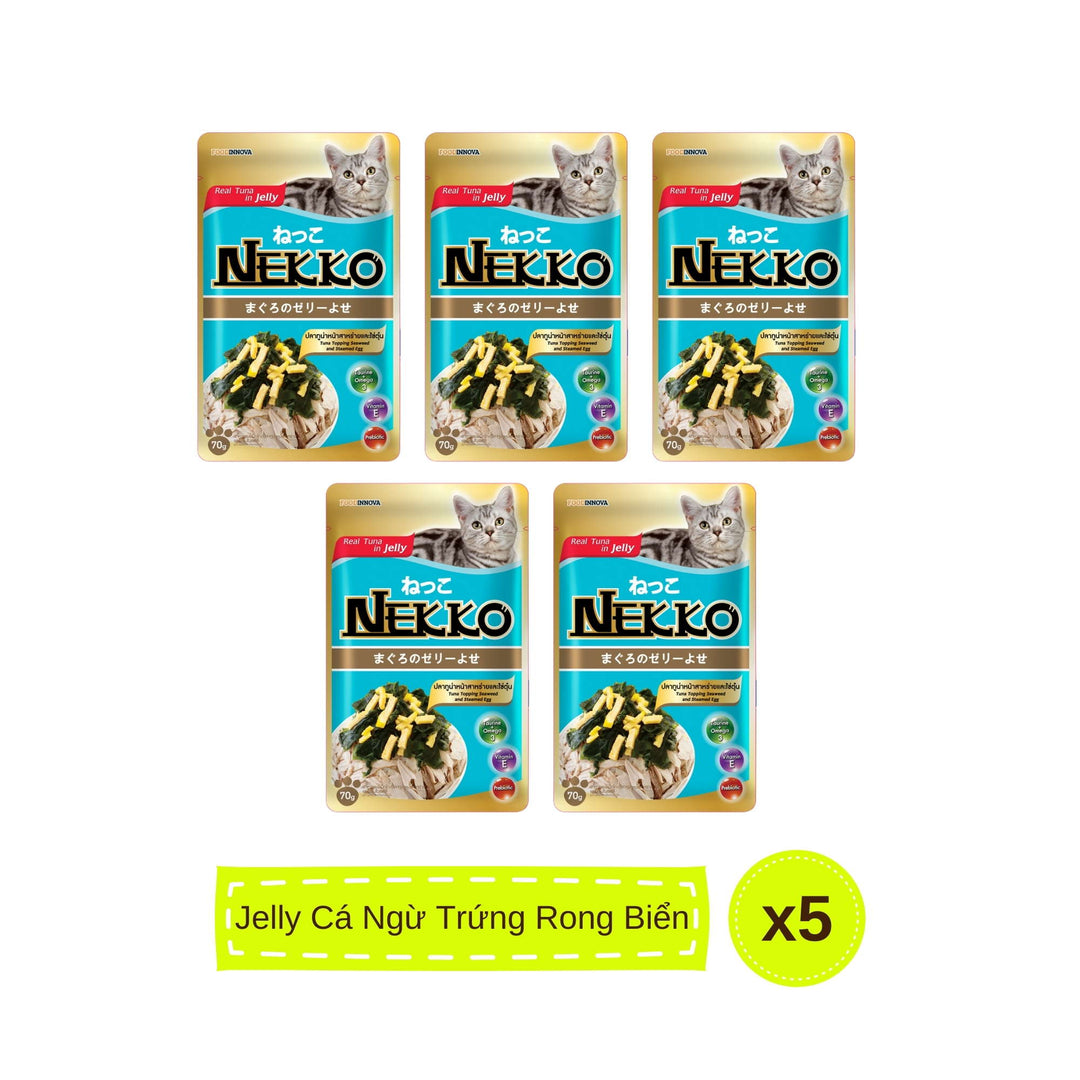 Pate mèo trưởng thành Nekko, Thái Lan, gói 70g | Pet's Warehouse