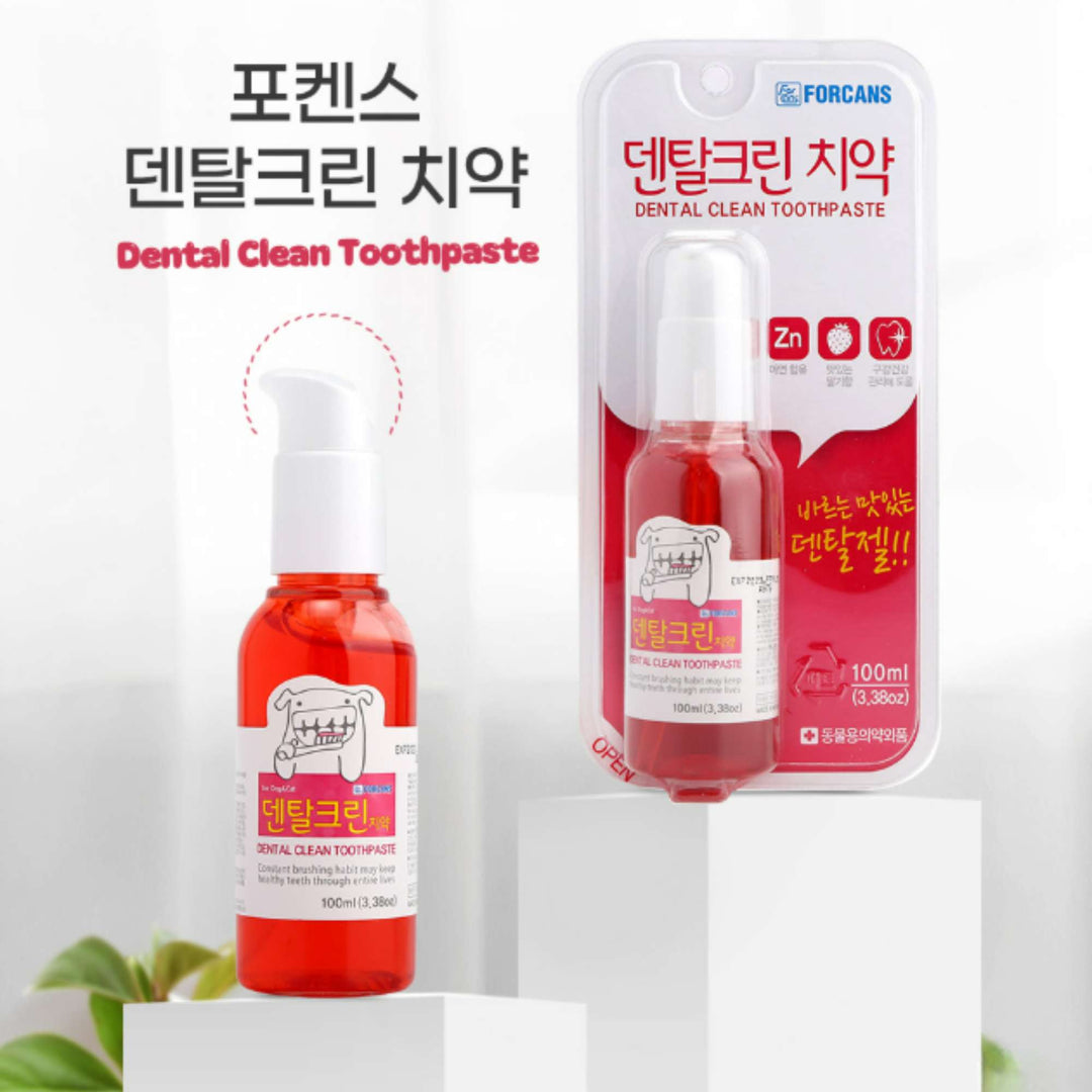 Kem Đánh Răng, Nước Xịt Thơm Miệng Forcans Cho Chó Mèo, 100ML