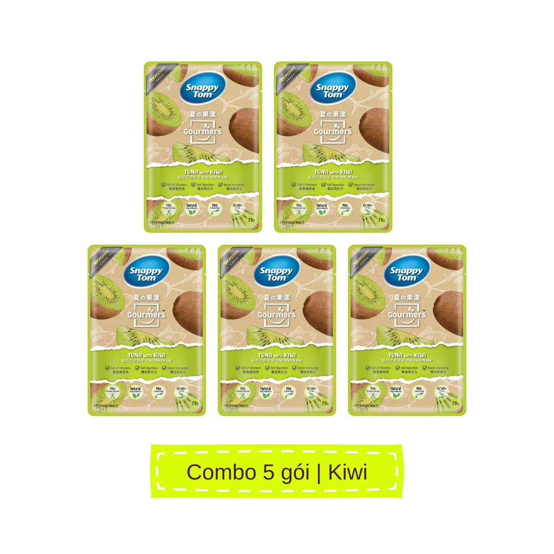 Pate Snappy Tom Trái Cây Mèo Gói 70G