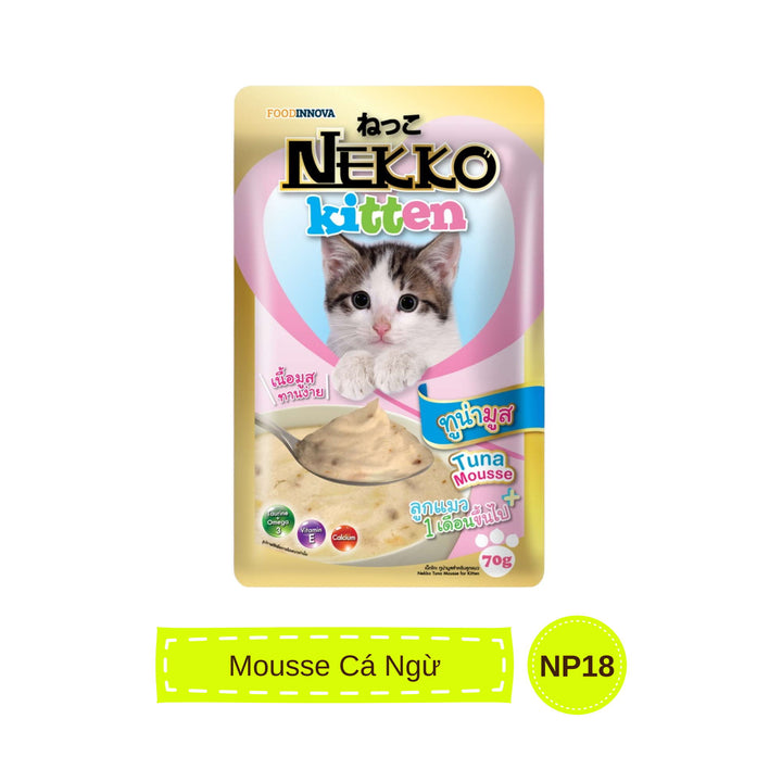 Pate mèo con Nekko, Thái Lan, gói 70g | Pet's Warehouse