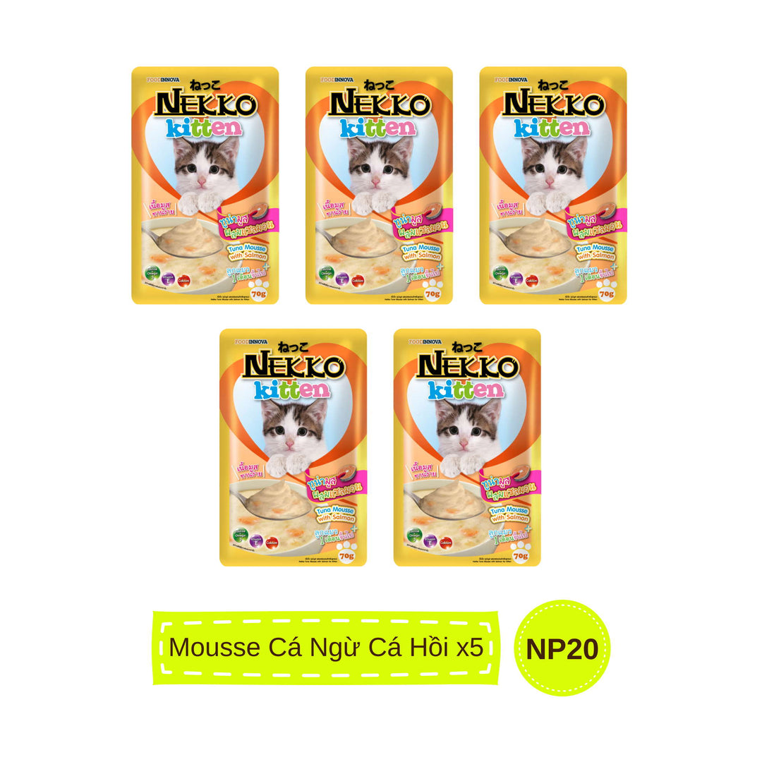 Pate mèo con Nekko, Thái Lan, gói 70g | Pet's Warehouse
