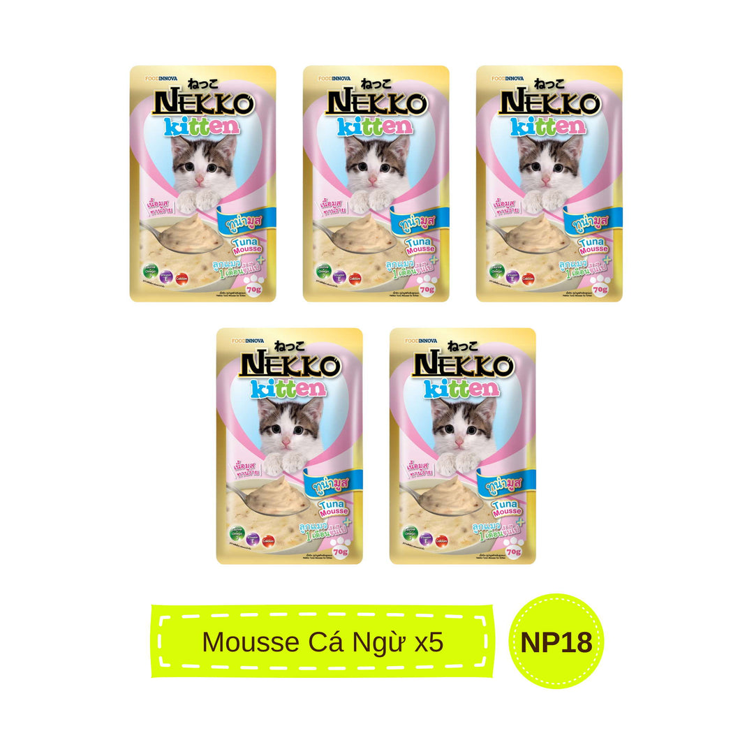 Pate mèo con Nekko, Thái Lan, gói 70g | Pet's Warehouse