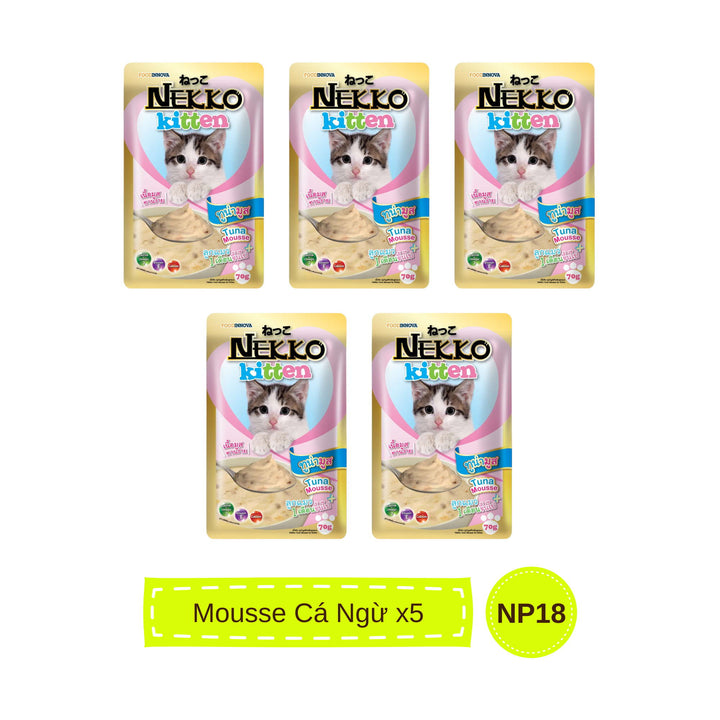 Pate mèo con Nekko, Thái Lan, gói 70g | Pet's Warehouse