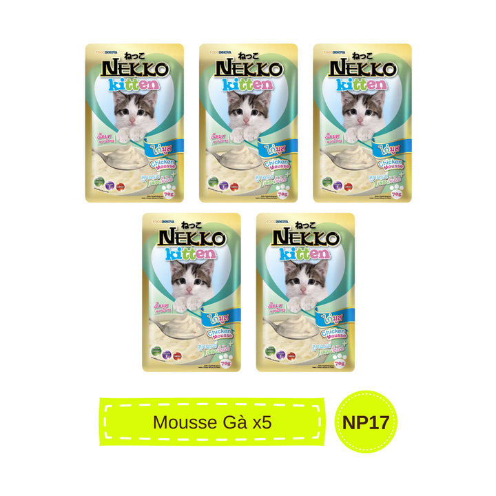 Pate mèo con Nekko, Thái Lan, gói 70g | Pet's Warehouse