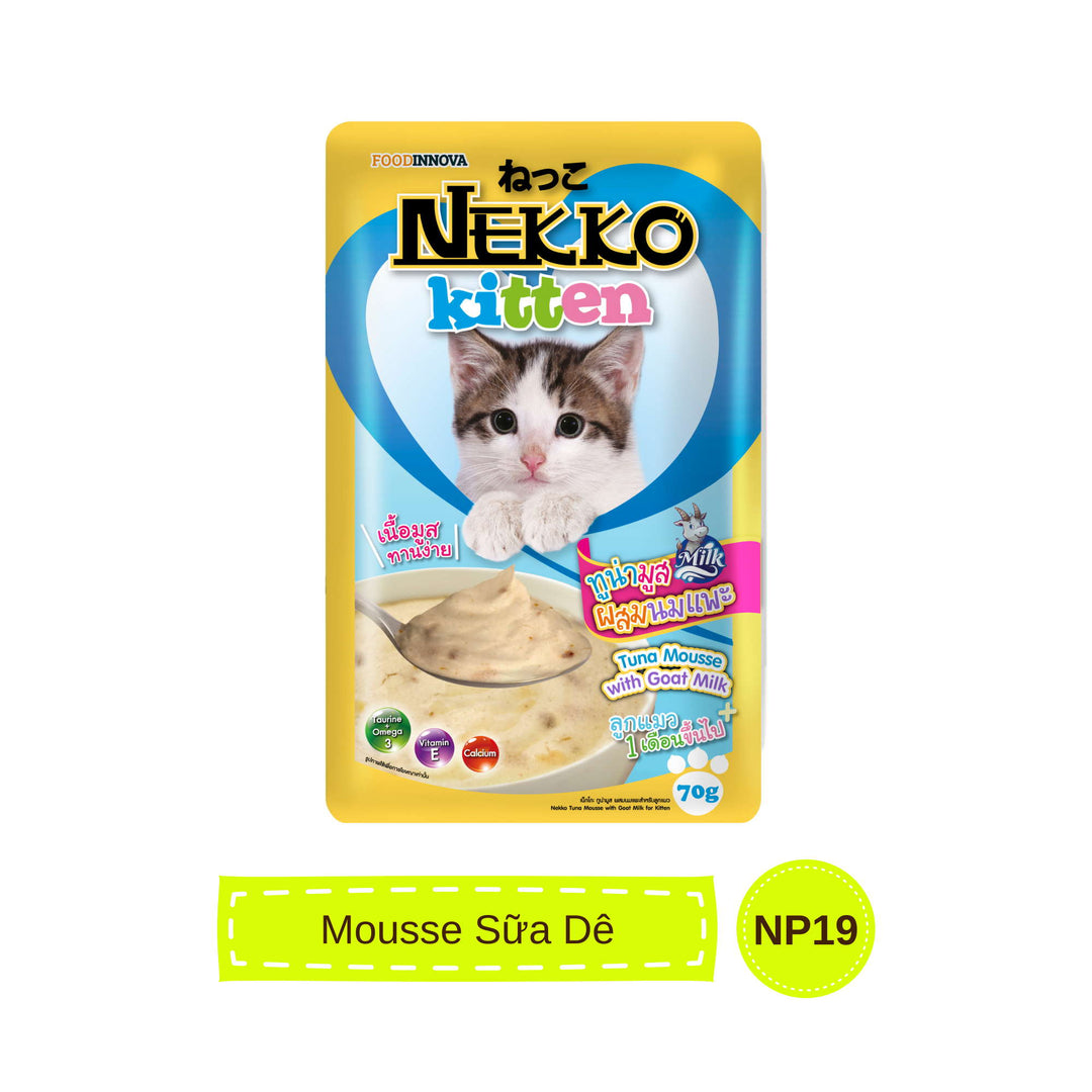 Pate mèo con Nekko, Thái Lan, gói 70g | Pet's Warehouse