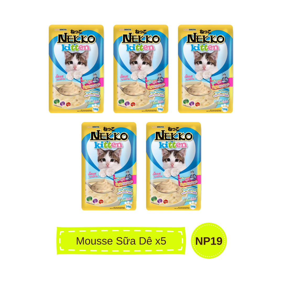 Pate mèo con Nekko, Thái Lan, gói 70g | Pet's Warehouse