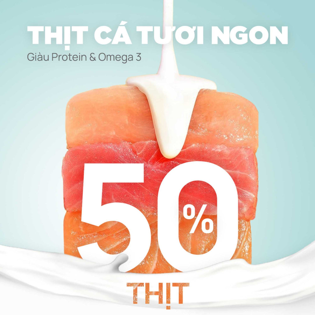 Pate Sữa Dê PetQ Cho Mèo Mọi Lứa Tuổi, Nhiều Vị, 70g