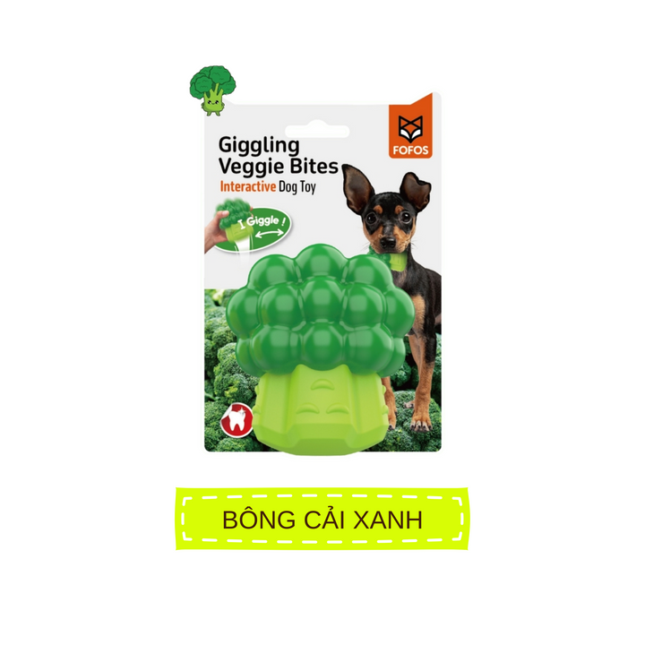 Đồ Chơi Fofos Nhai Gặm Hình Rau Củ Chó
