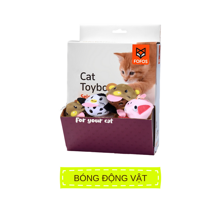 Đồ Chơi Fofos Banh Tròn Nhiều Hình Cho Mèo
