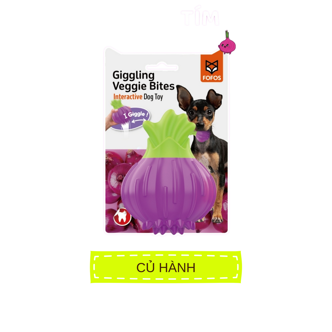 Đồ Chơi Fofos Nhai Gặm Hình Rau Củ Chó