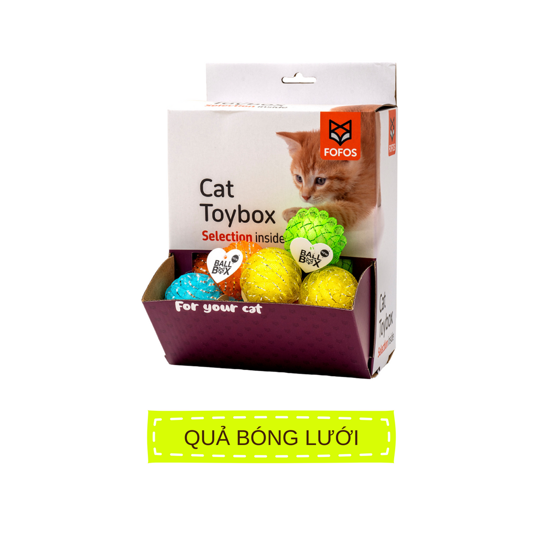 Đồ Chơi Fofos Banh Tròn Nhiều Hình Cho Mèo
