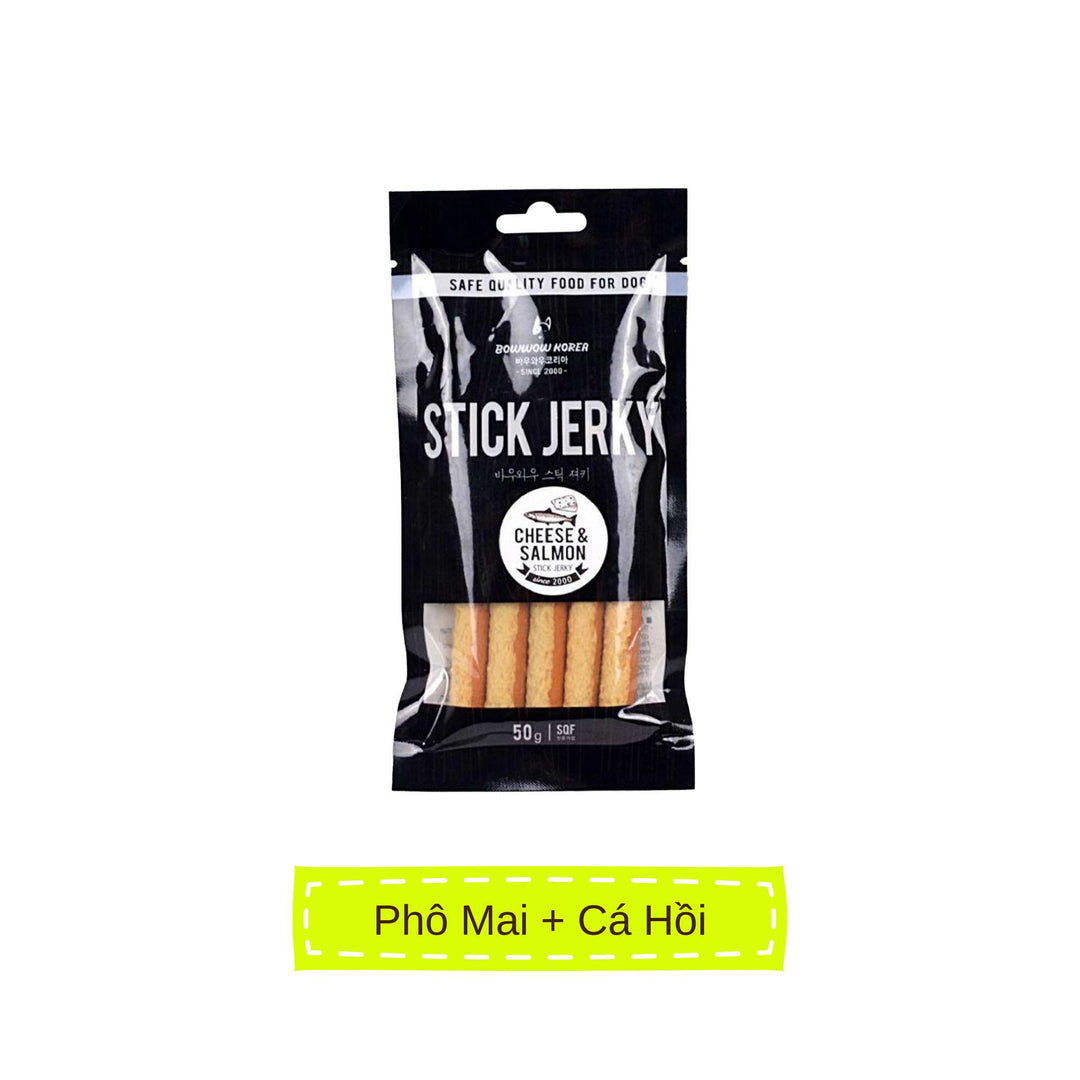 Snack Que Mềm Stick Jerky Bowwow Chó 50G