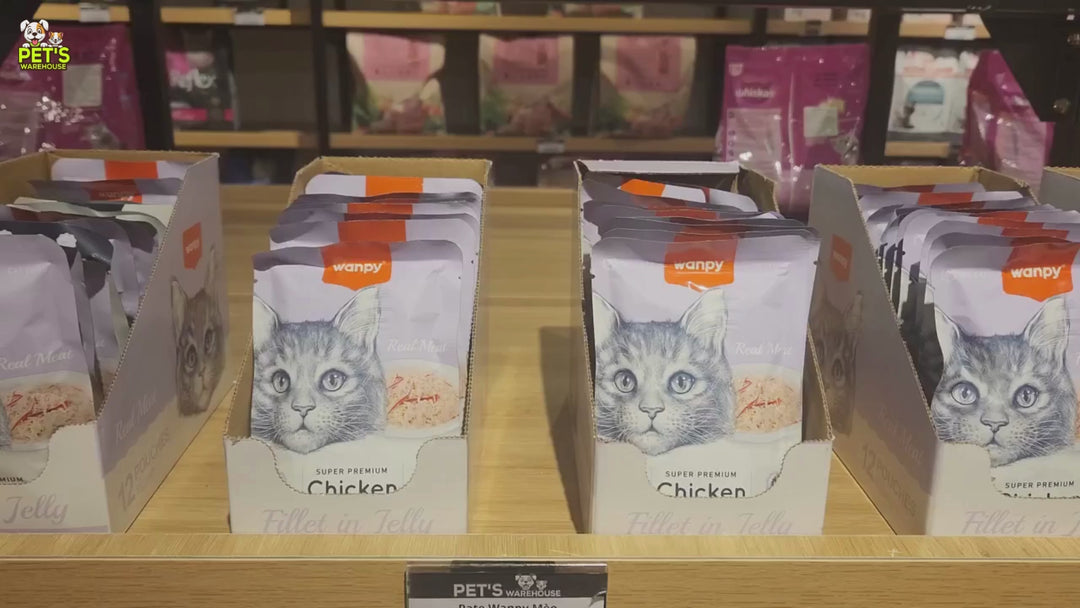 Pate Super Premium Wanpy Cho Mèo Gói 85G