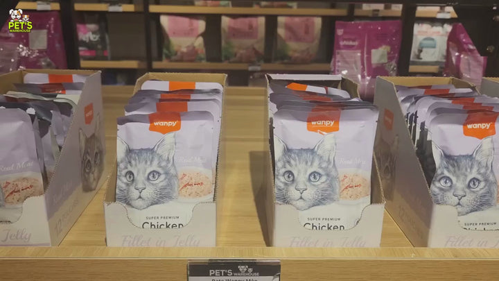 Pate Super Premium Wanpy Cho Mèo Gói 85G