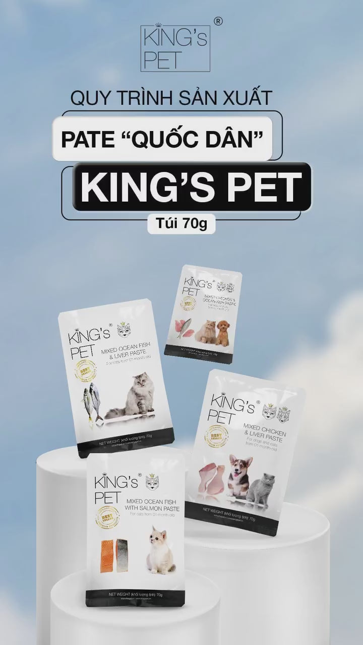 Pate King's Pet Chó Mèo Mọi Lứa Tuổi Gói 70G