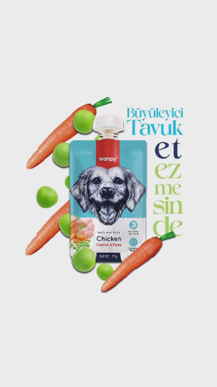 Súp Thưởng Nắp Vặn Wanpy Chó Mọi Lứa Tuổi 90G