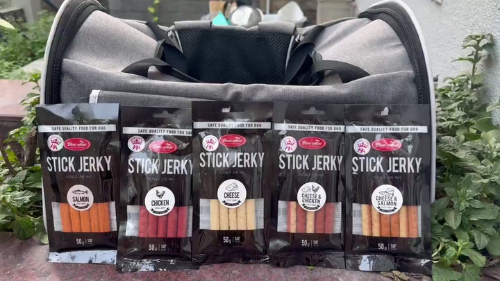 Snack Que Mềm Stick Jerky Bowwow Chó 50G