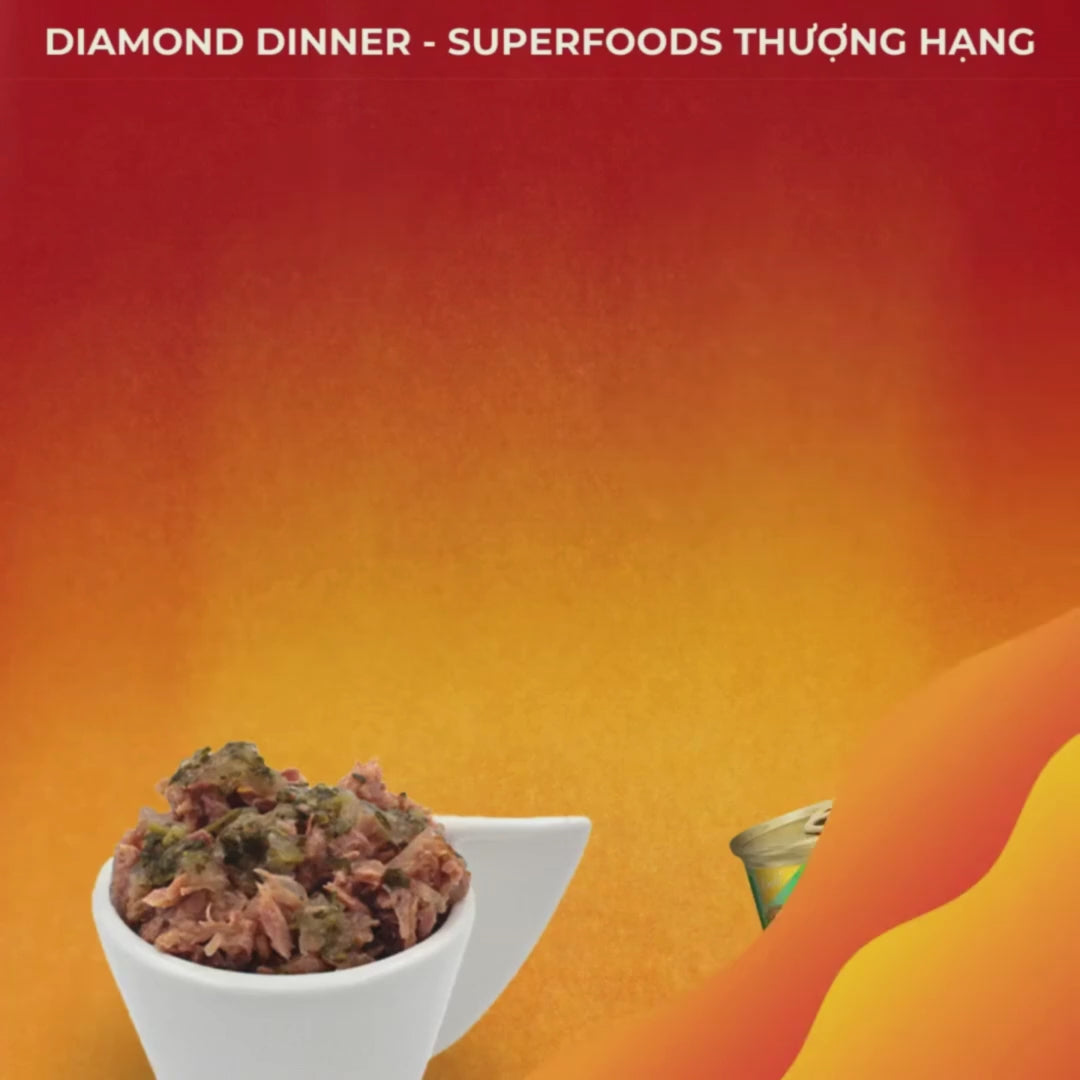 Pate Aatas Diamond cao cấp cho mèo mọi lứa tuổi, lon 80g