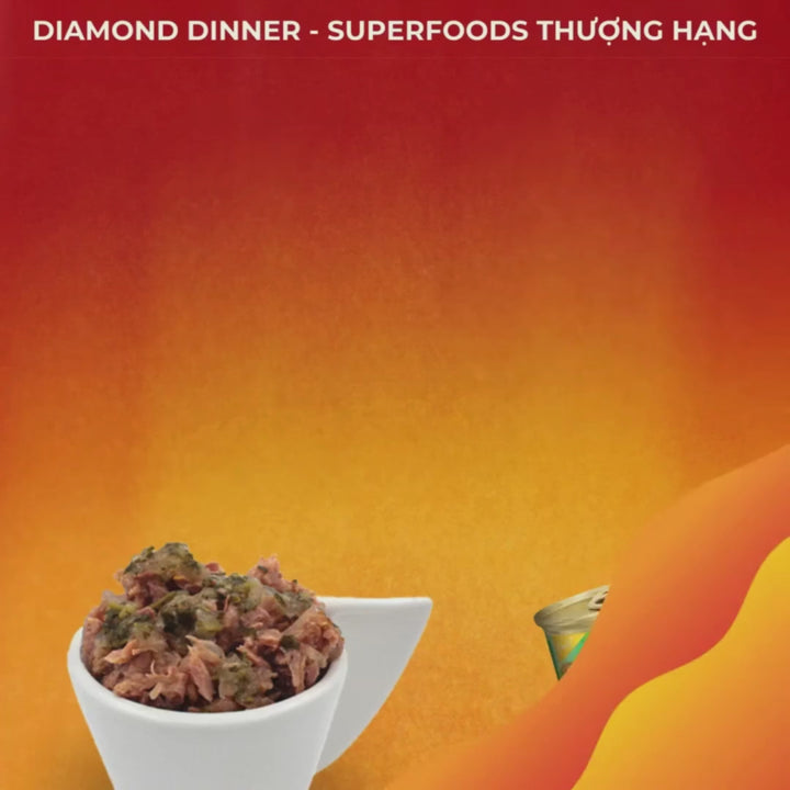 Pate Aatas Diamond cao cấp cho mèo mọi lứa tuổi, lon 80g