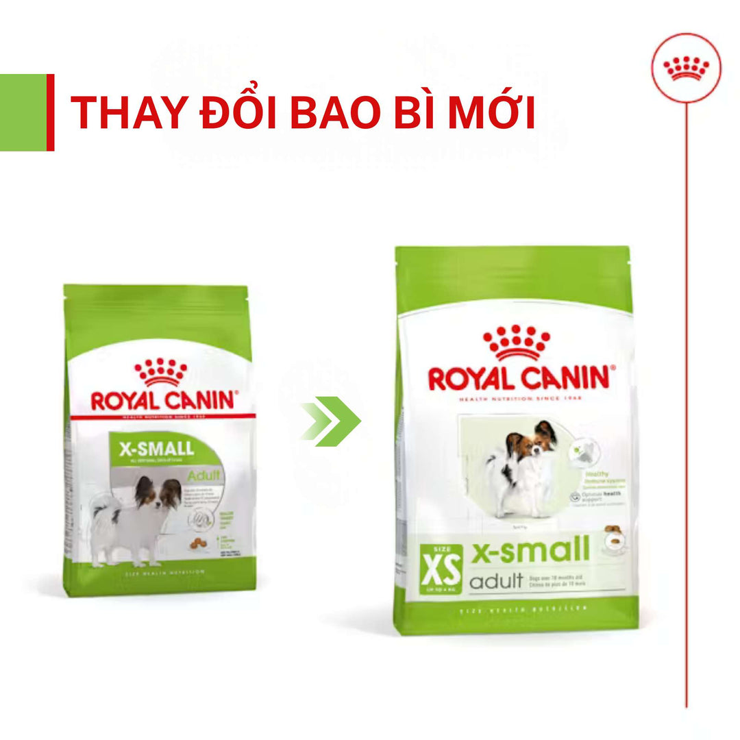 Hạt Cho Chó Giống Siêu Nhỏ Royal Canin X-Small, Túi 1.5Kg
