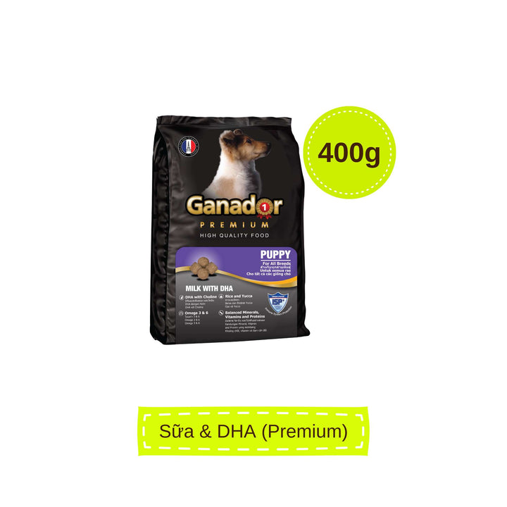 Hạt Ganador cho chó mọi lứa tuổi, nhiều vị, 400g | Pet's Warehouse