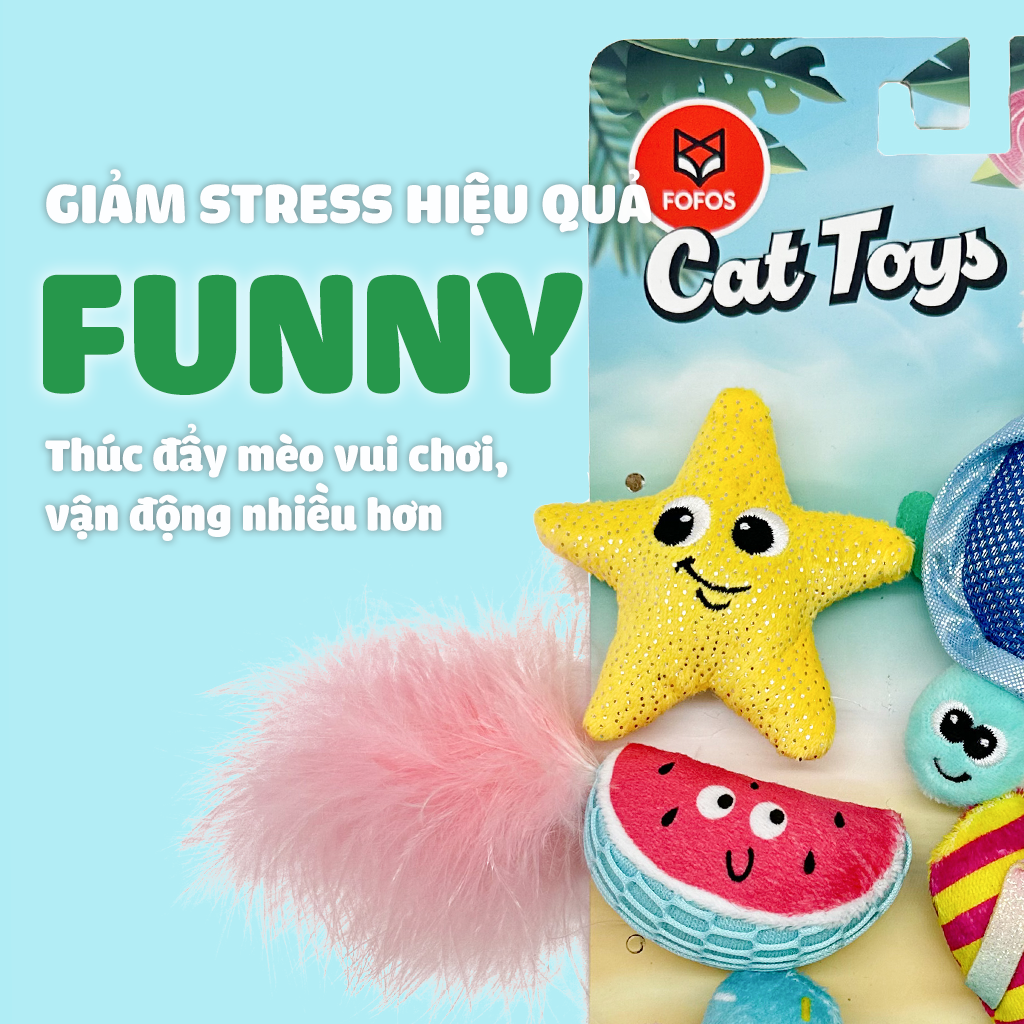 Đồ Chơi Fofos Mèo Chủ Đề Sinh Nhật & Mùa Hè
