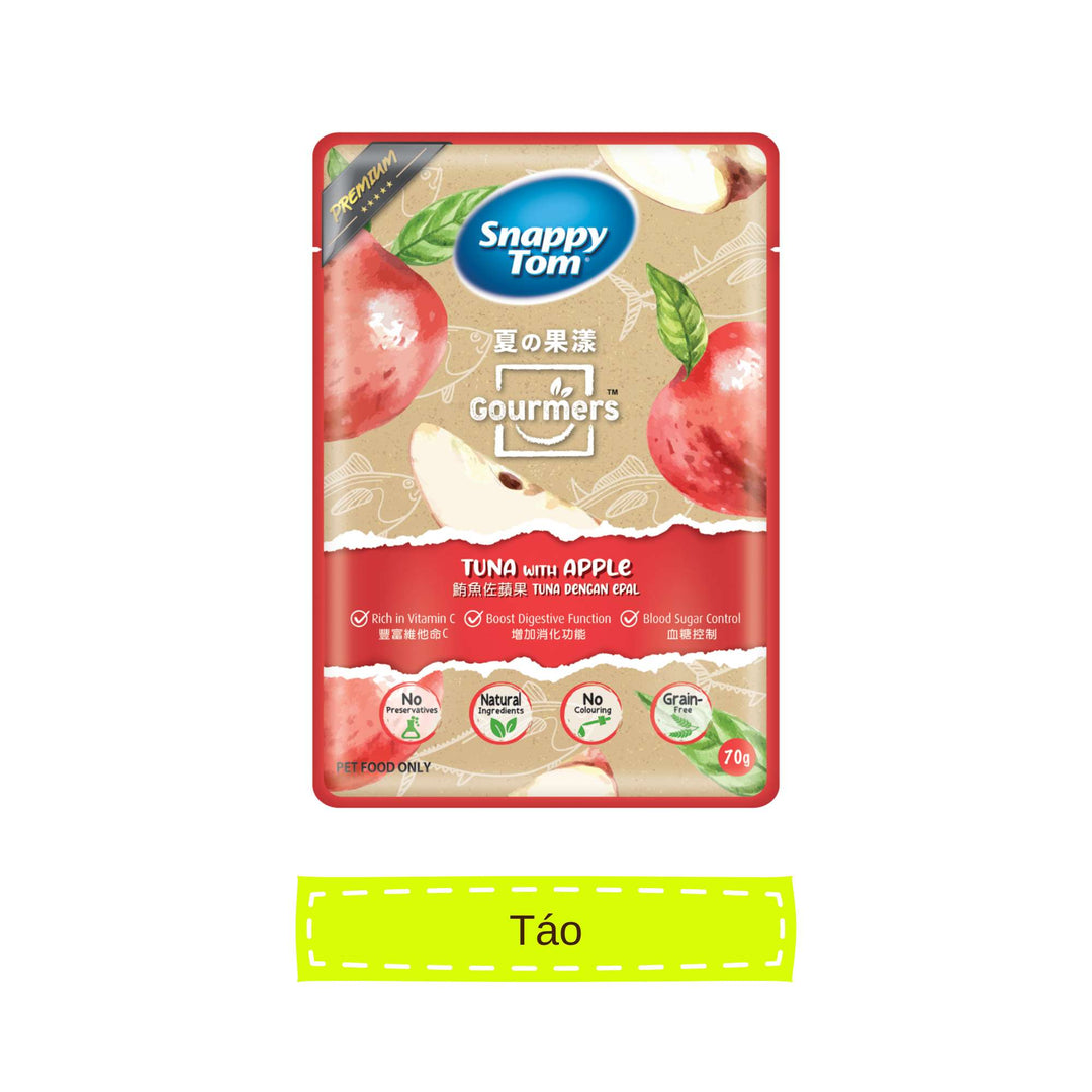 Pate Snappy Tom Trái Cây Mèo Gói 70G