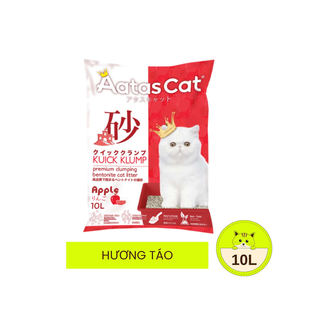 Cát Đất Sét Aatas Vệ Sinh Cho Mèo, 10L