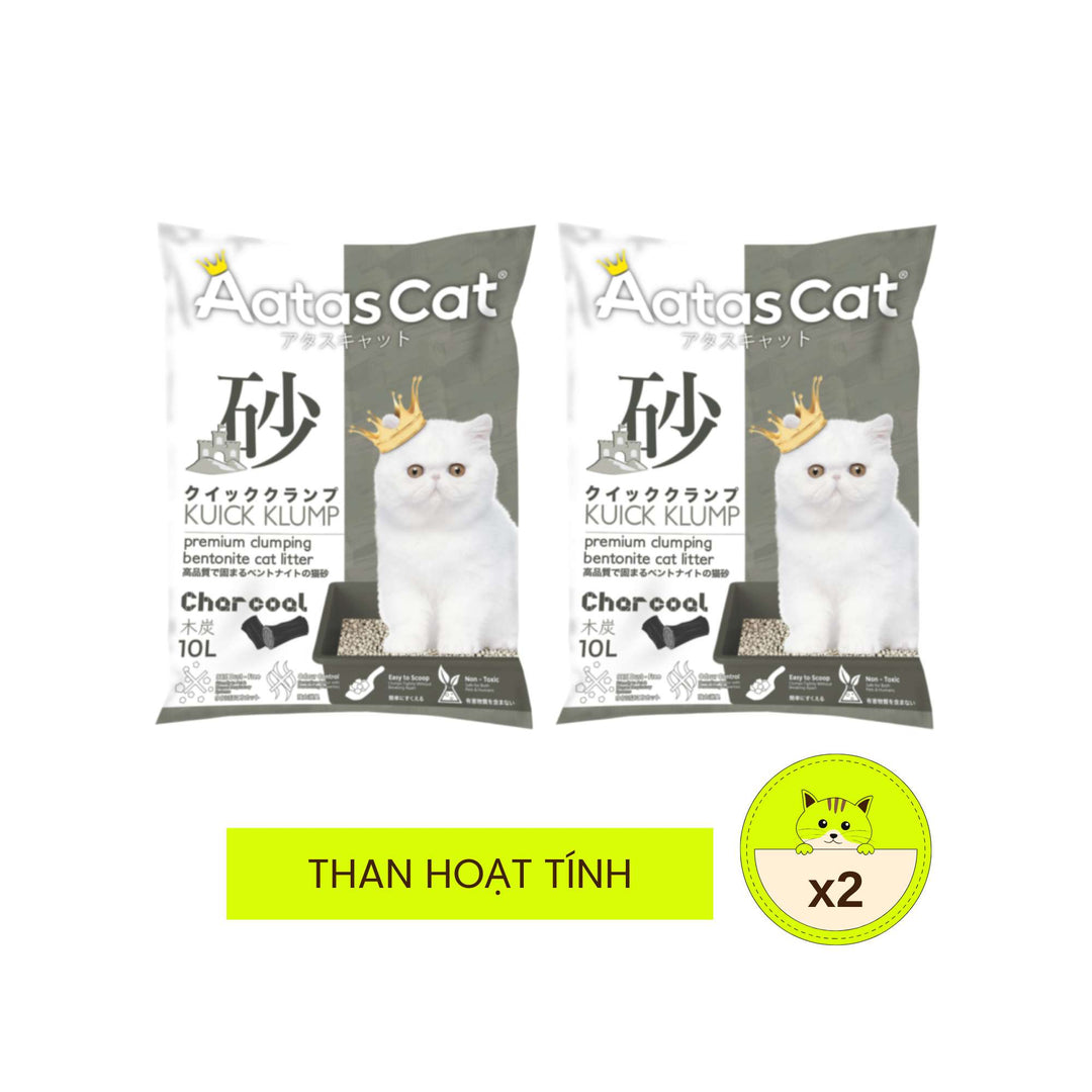 Cát Đất Sét Aatas Vệ Sinh Cho Mèo, 10L
