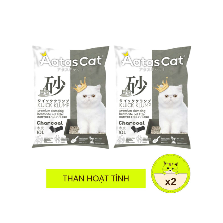 Cát Đất Sét Aatas Vệ Sinh Cho Mèo, 10L