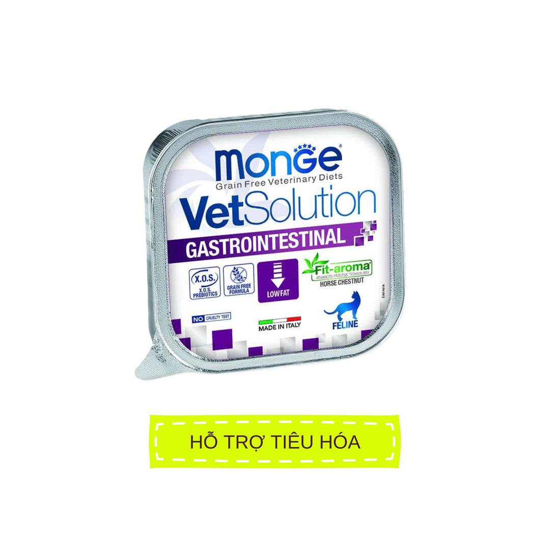 Pate Mèo Monge Vet Solution Hỗ Trợ Chăm Sóc Sức Khỏe, Hộp 100g