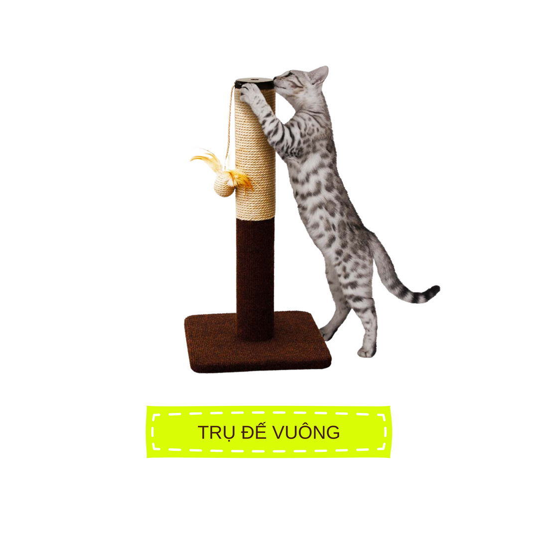 Trụ Cào Cho Mèo CattyMan, Đế Vuông & Đế Tam Giác