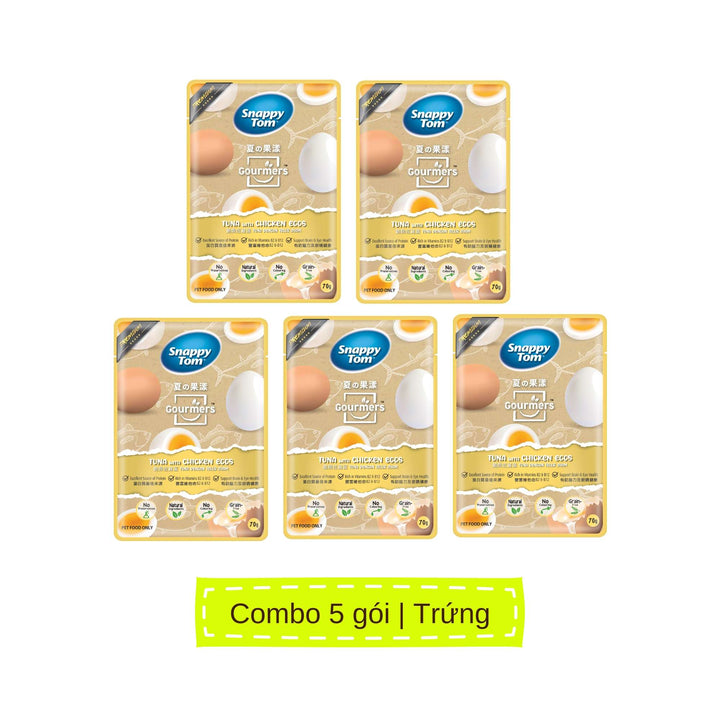 Pate Snappy Tom Trái Cây Mèo Gói 70G