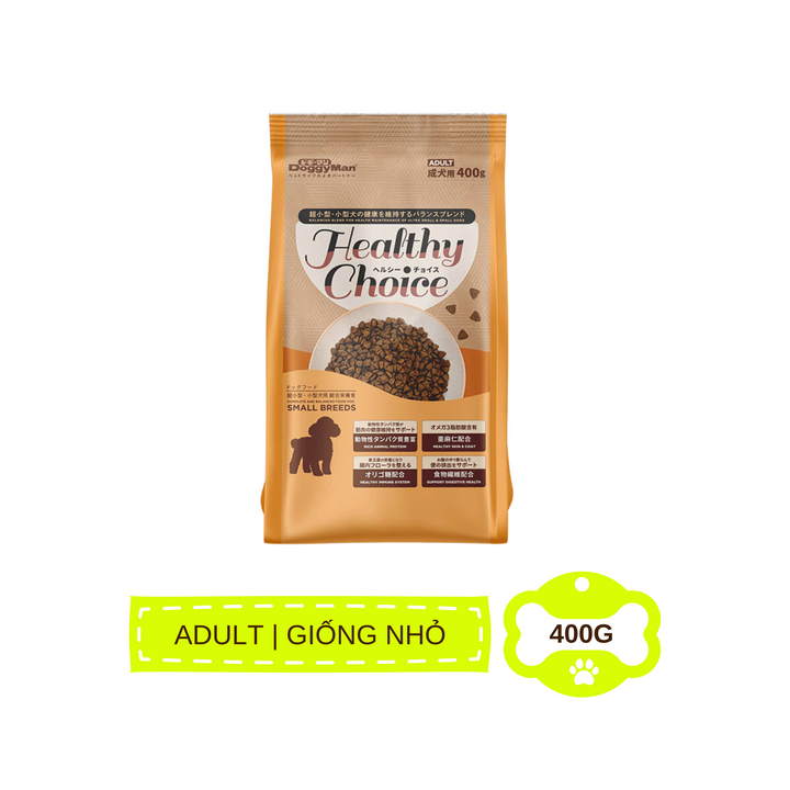 Hạt Healthy Choice DoggyMan Cho Chó, Túi 400G